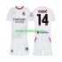 Camisola AC Milan Modrić Luka 14 Criança Equipamento Segundo 2026-2027 Manga Curta